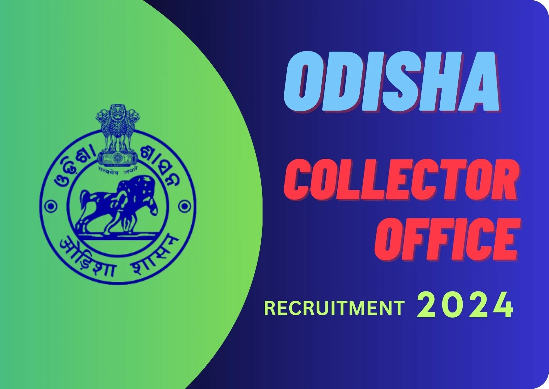 Collector Office Recruitment 2024