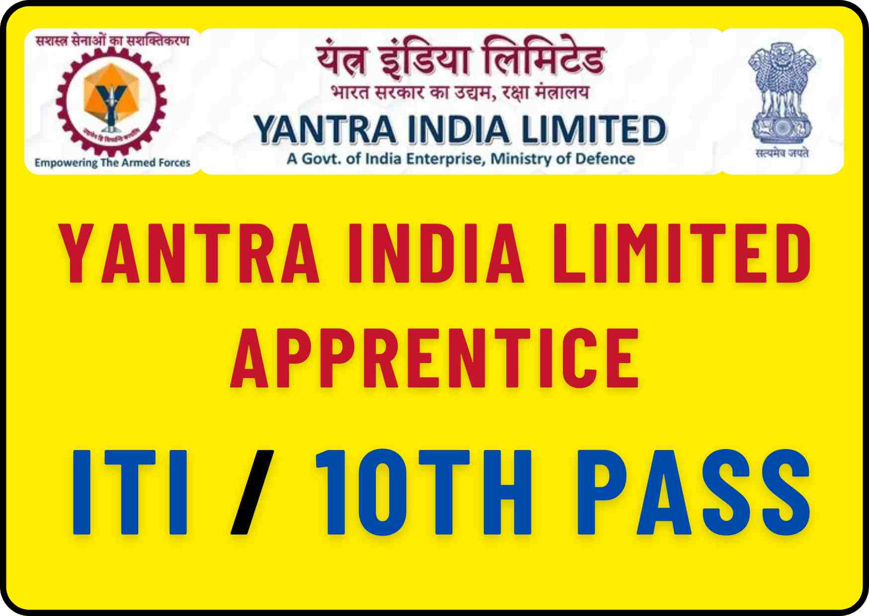 Yantra India Limited Apprentice