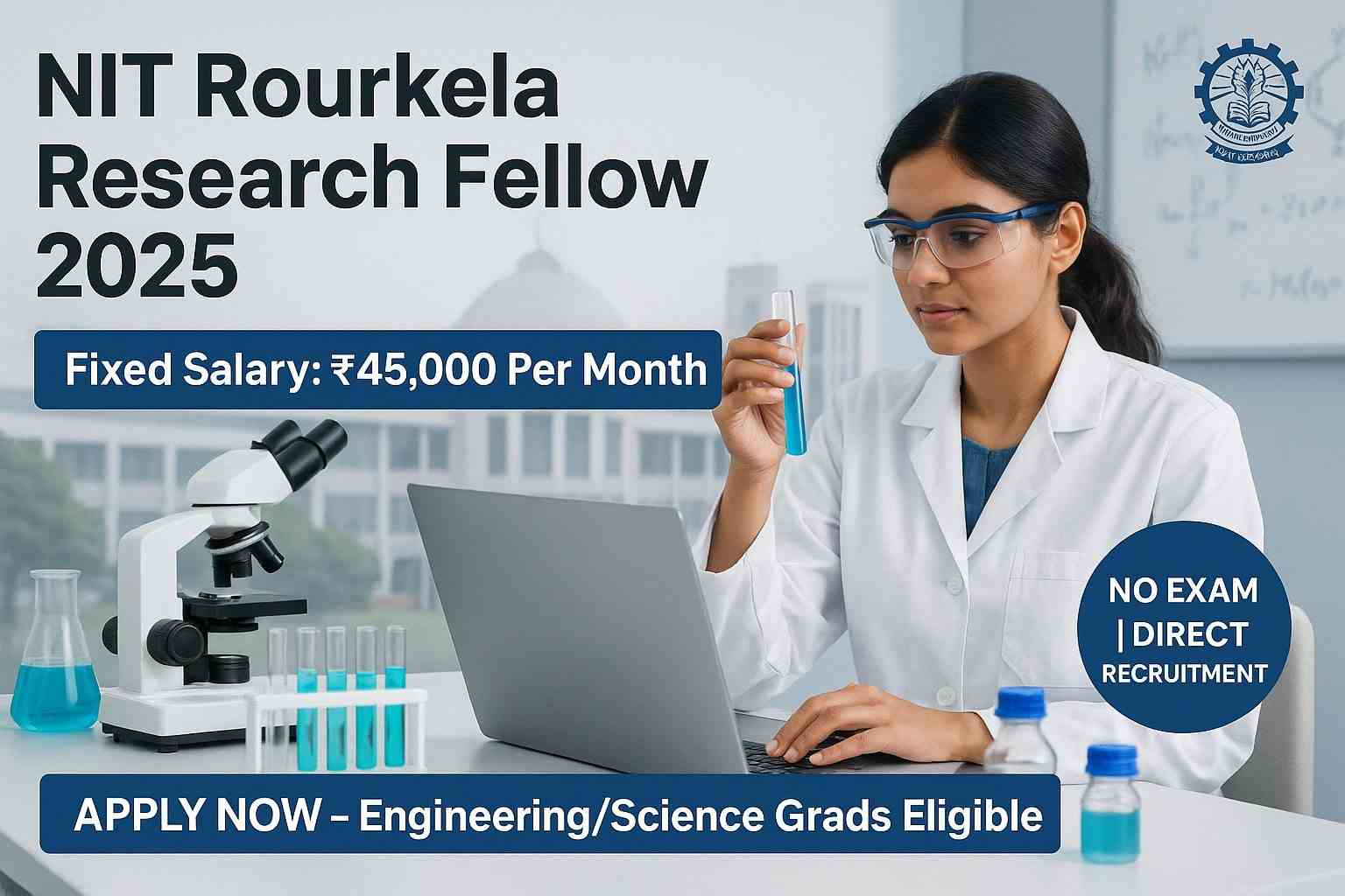 NIT Rourkela Research Fellow Recruitment 2025