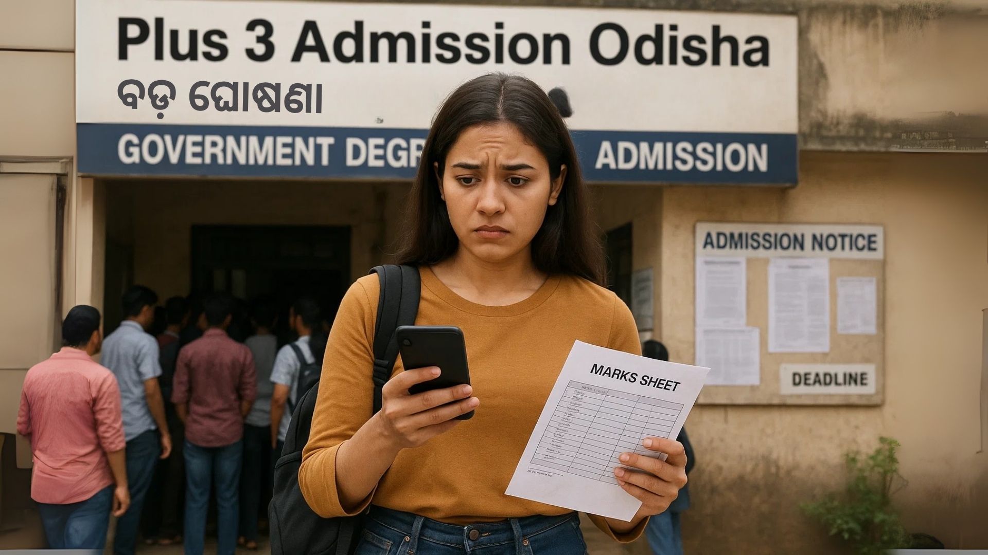 Plus 3 Admission SAMS Odisha