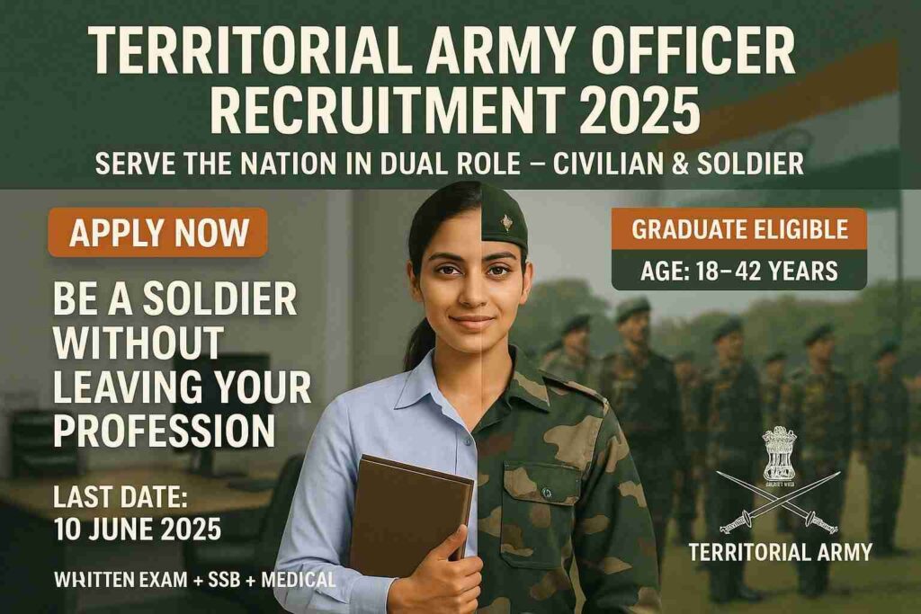 Territorial Army Officer Recruitment 2025