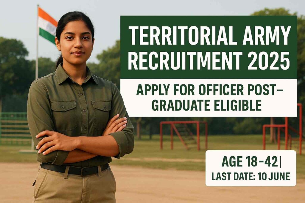 Territorial Army Officer Recruitment 2025