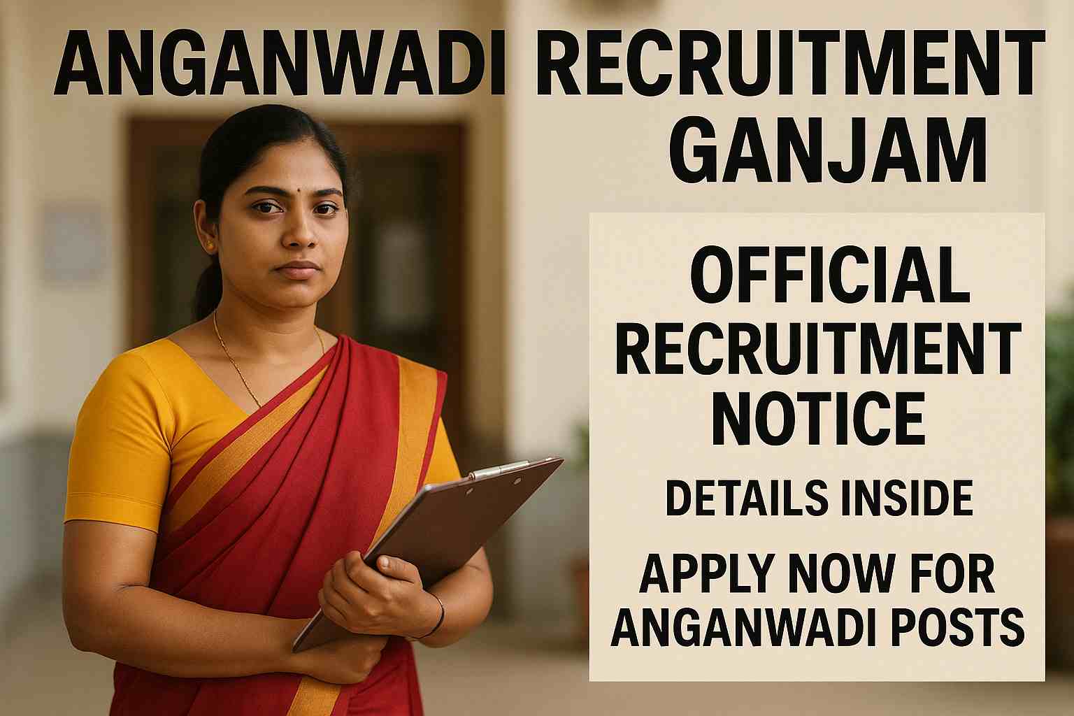Anganwadi Recruitment Ganjam 2025