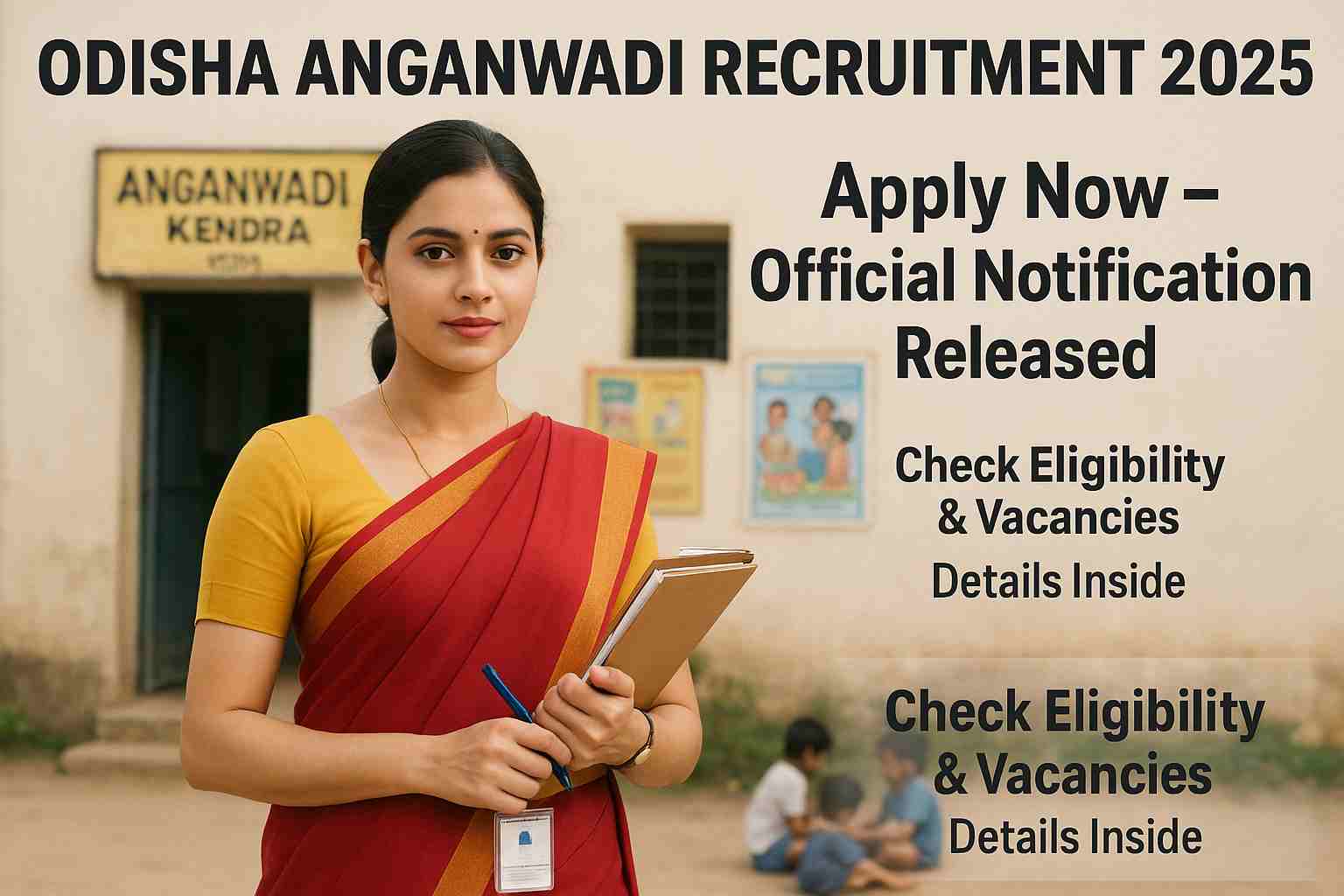 Odisha Anganwadi Recruitment 2025