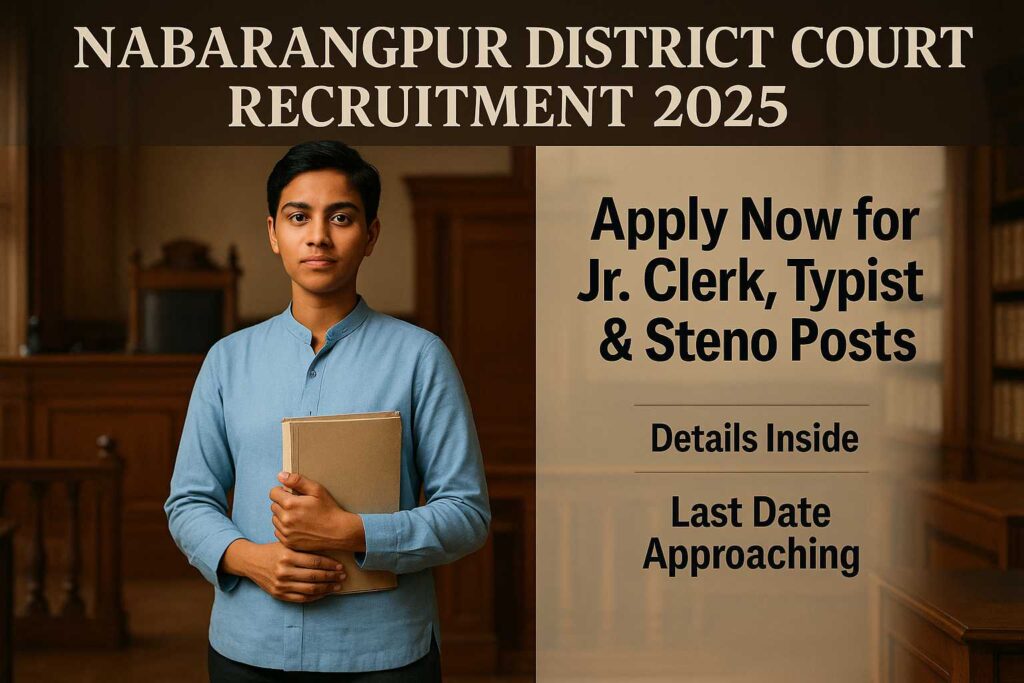 Nabarangpur District Court Recruitment 2025