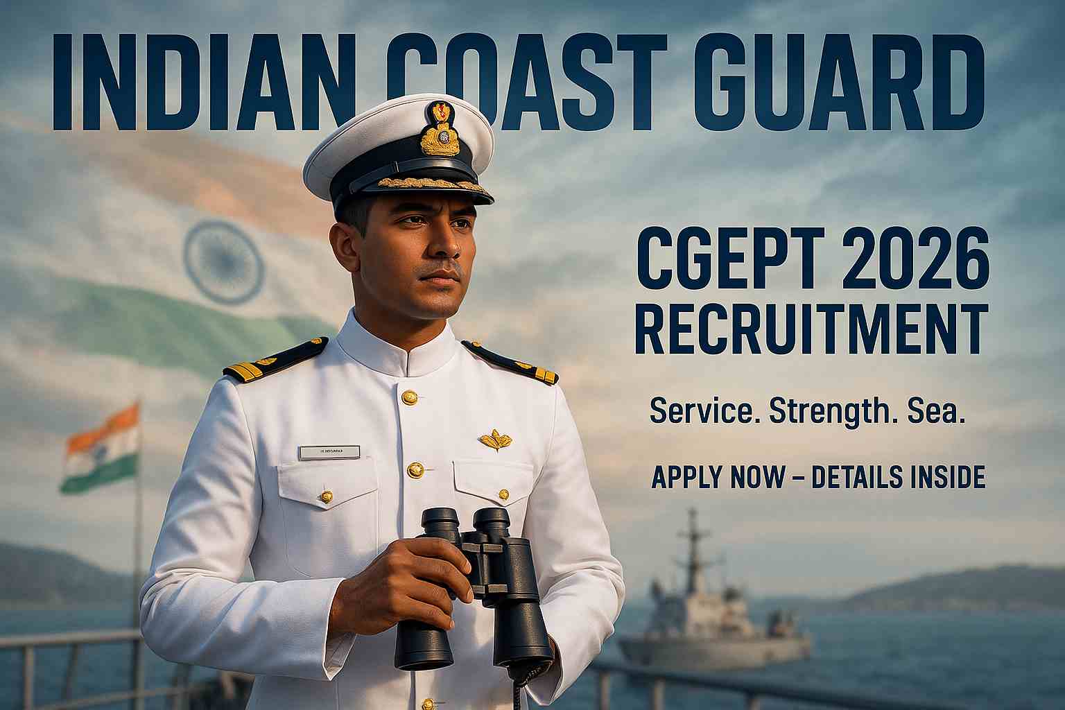 Indian Coast Guard CGEPT 2026 Recruitment