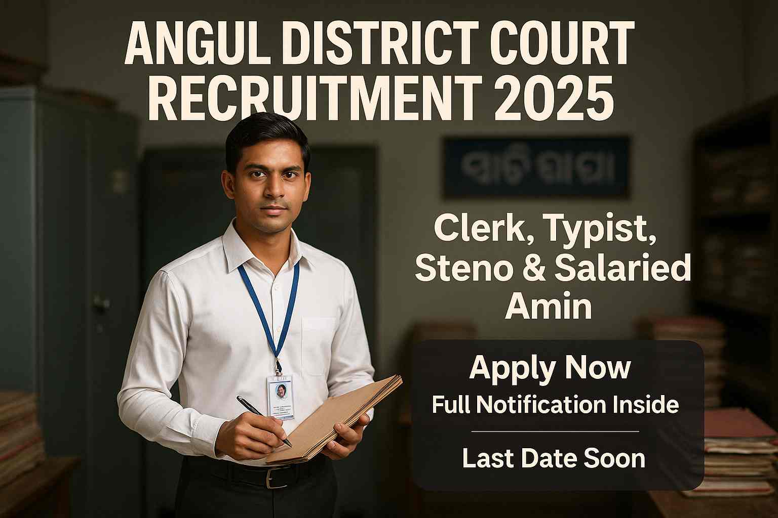 ANGUL DISTRICT COURT RECRUITMENT 2025