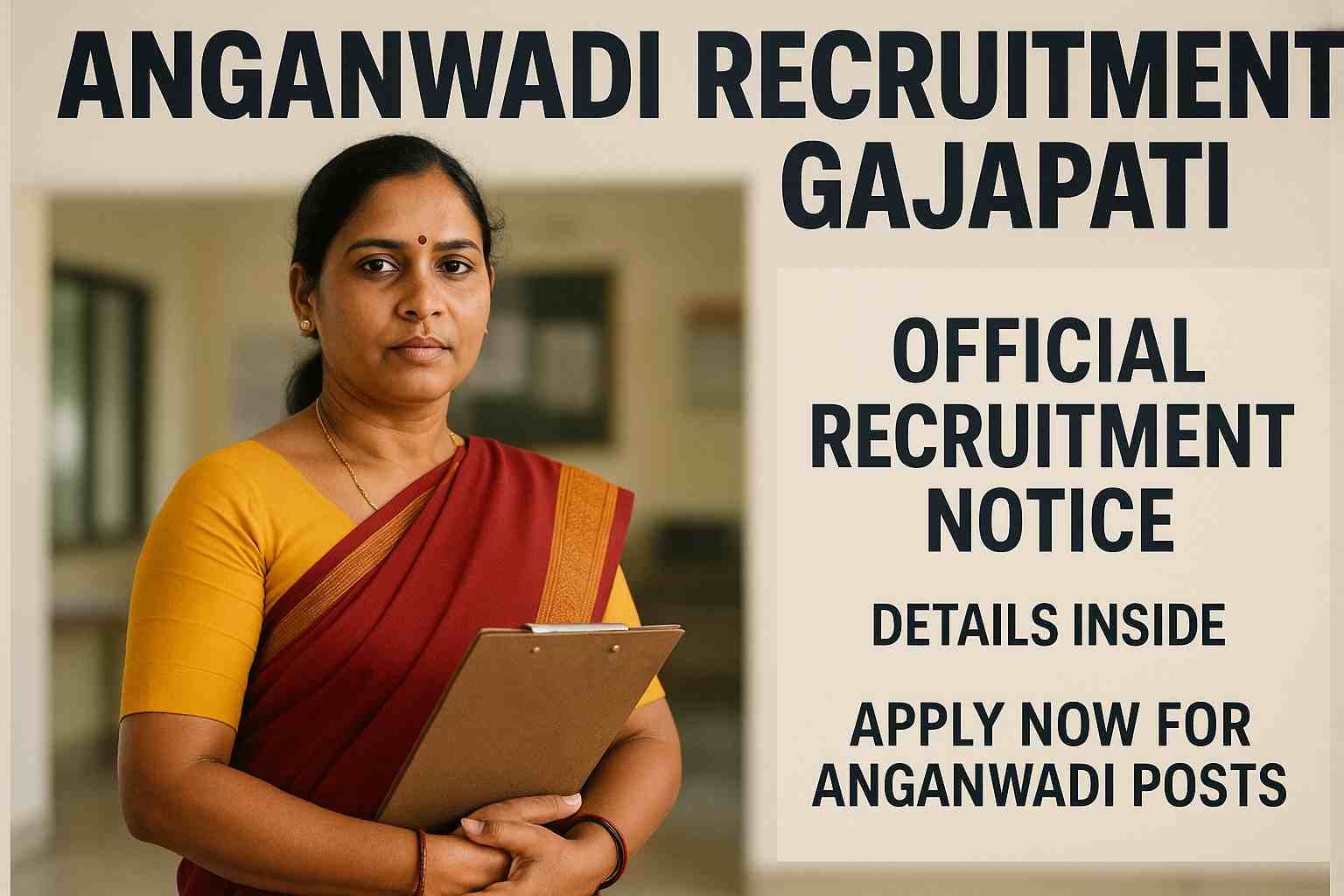 Anganwadi Recruitment Gajapati