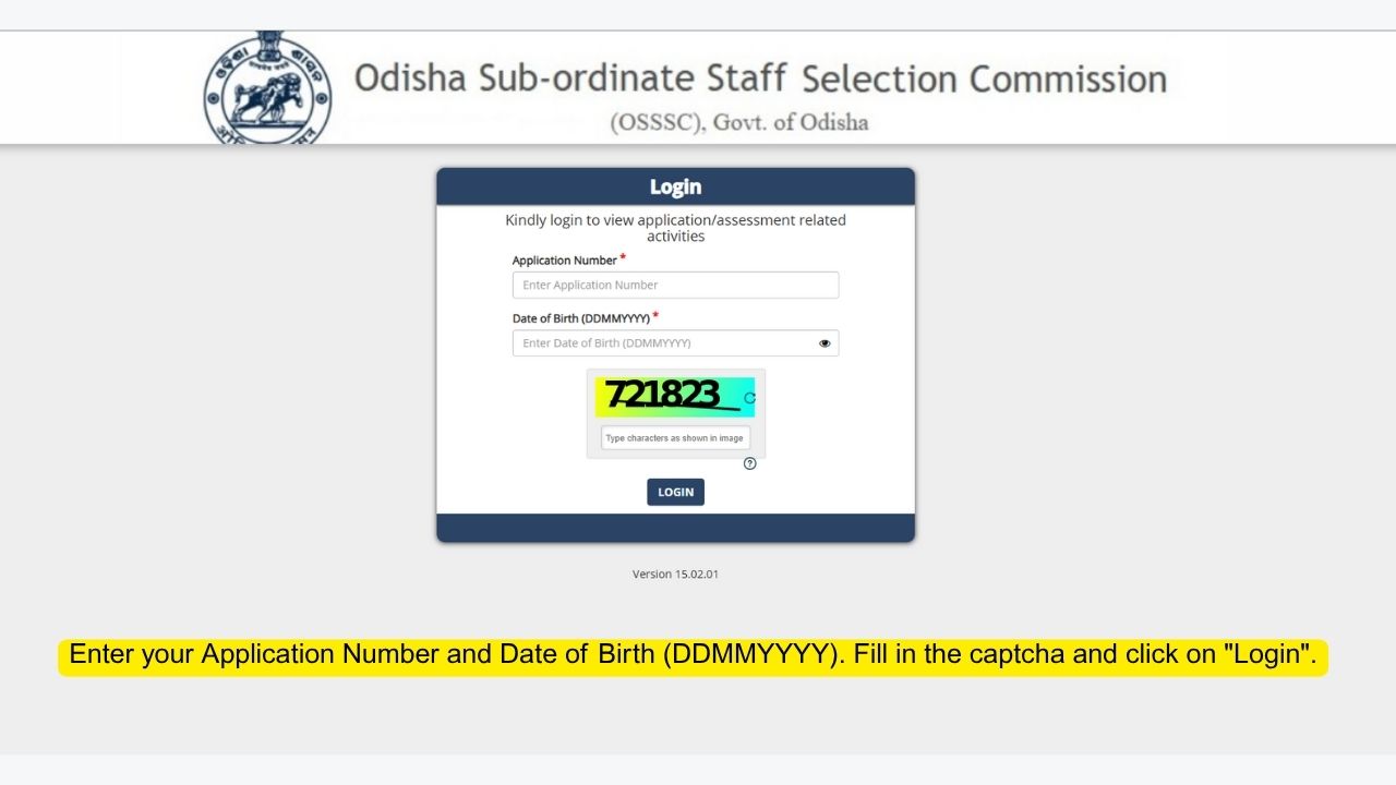 OSSSC Admit Card 2025