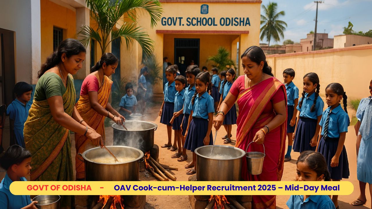 OAV Ganjam Cook-cum-Helper Recruitment 2025