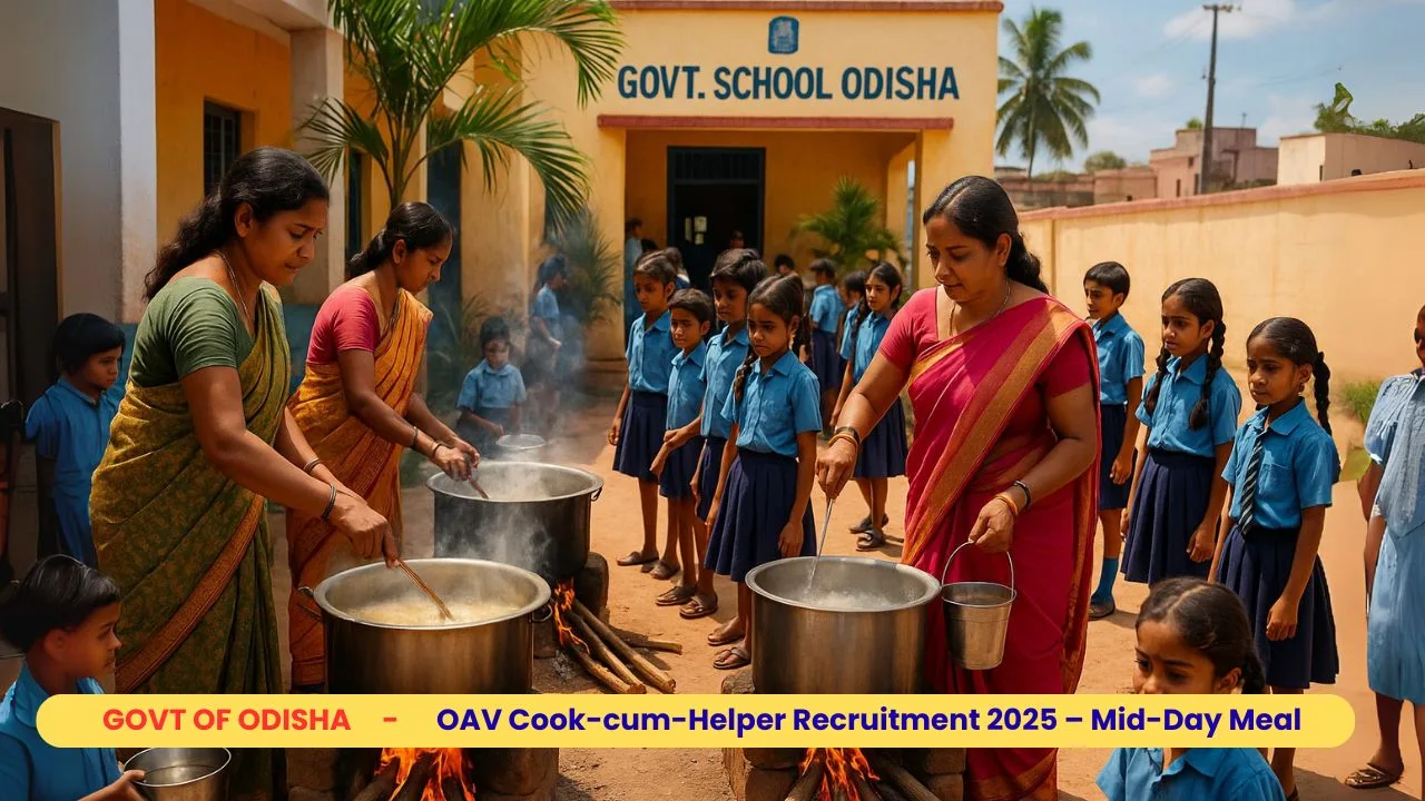 OAV Ganjam Cook-cum-Helper Recruitment 2025