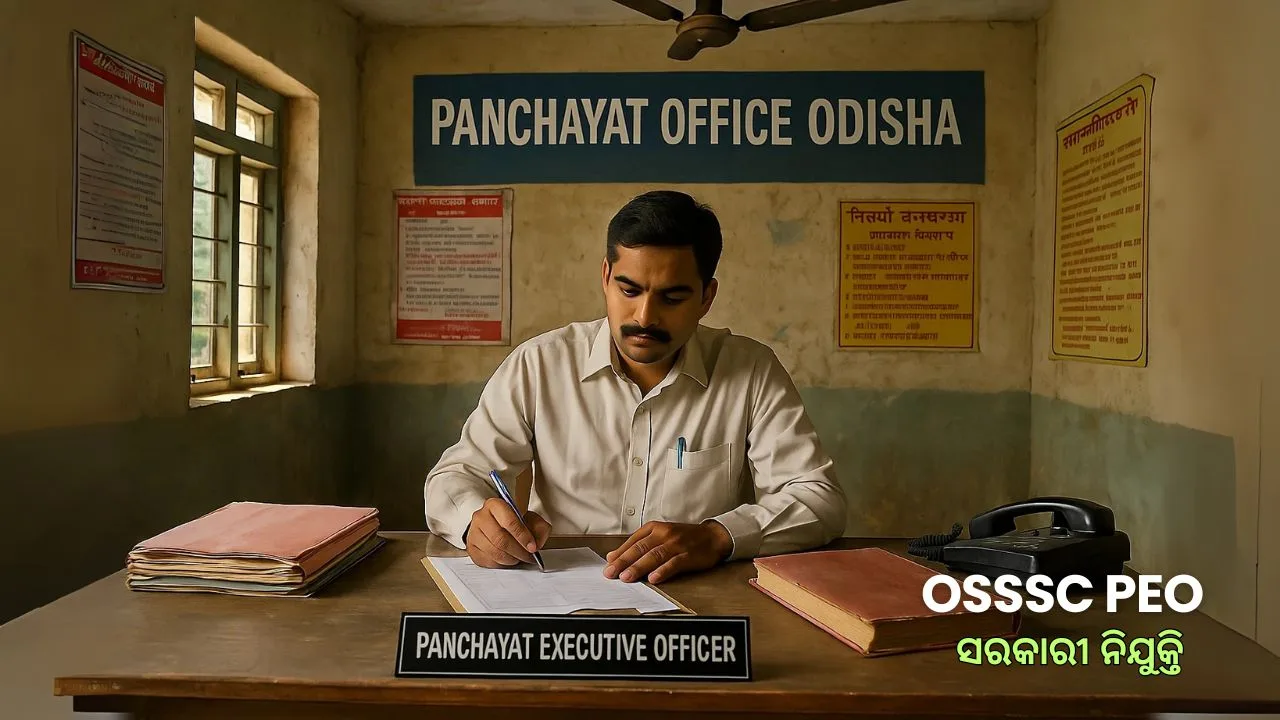 Odisha PEO Recruitment 2025