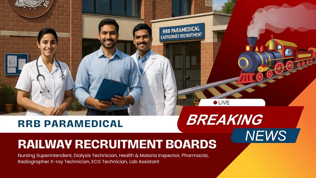 RRB Paramedical Categories Recruitment 2025