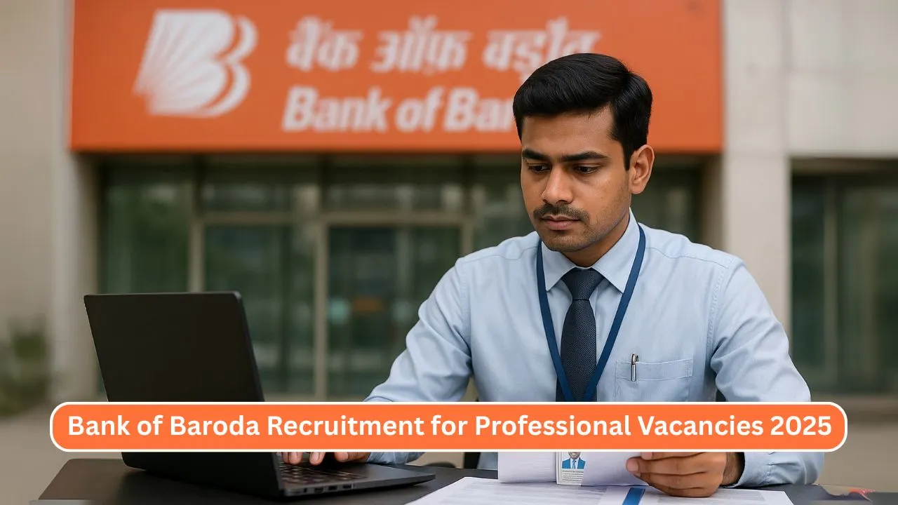 Bank of Baroda Recruitment for Professional Vacancies