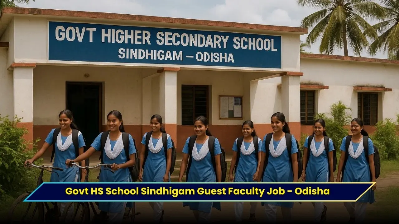 Govt HS School Sindhigam Guest Faculty Job