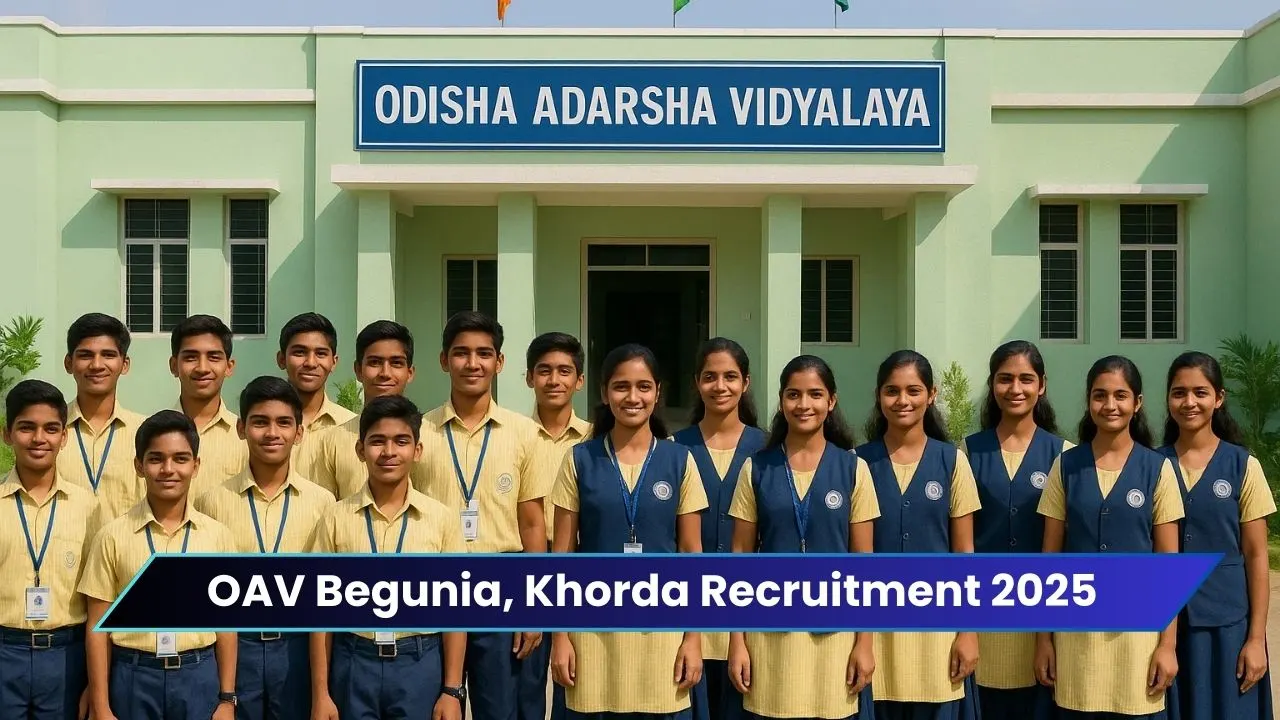 Odisha Adarsha Vidyalaya Begunia Recruitment