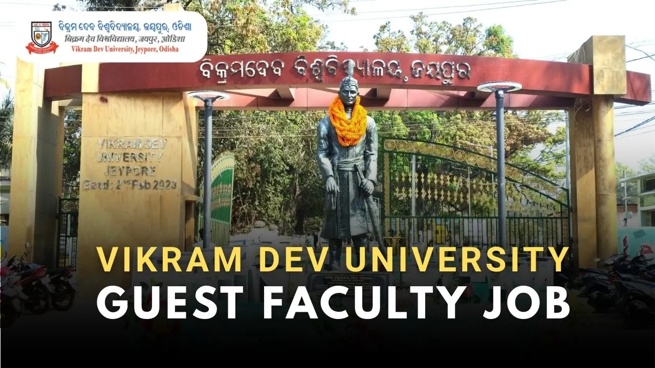Vikram Dev University Guest Faculty Job