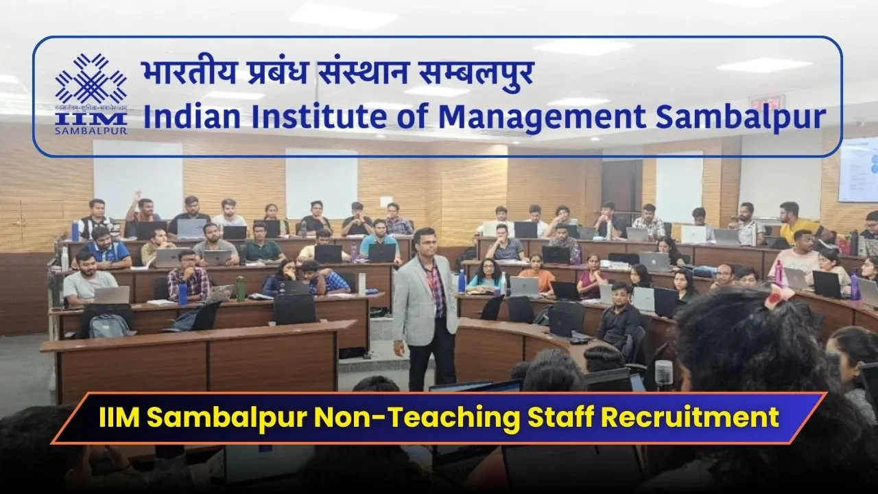 IIM Sambalpur Non-Teaching Staff Recruitment