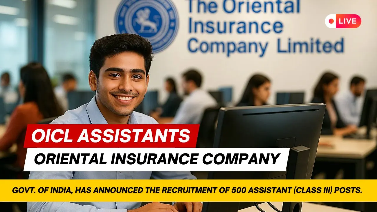 OICL Assistant Recruitment 2025