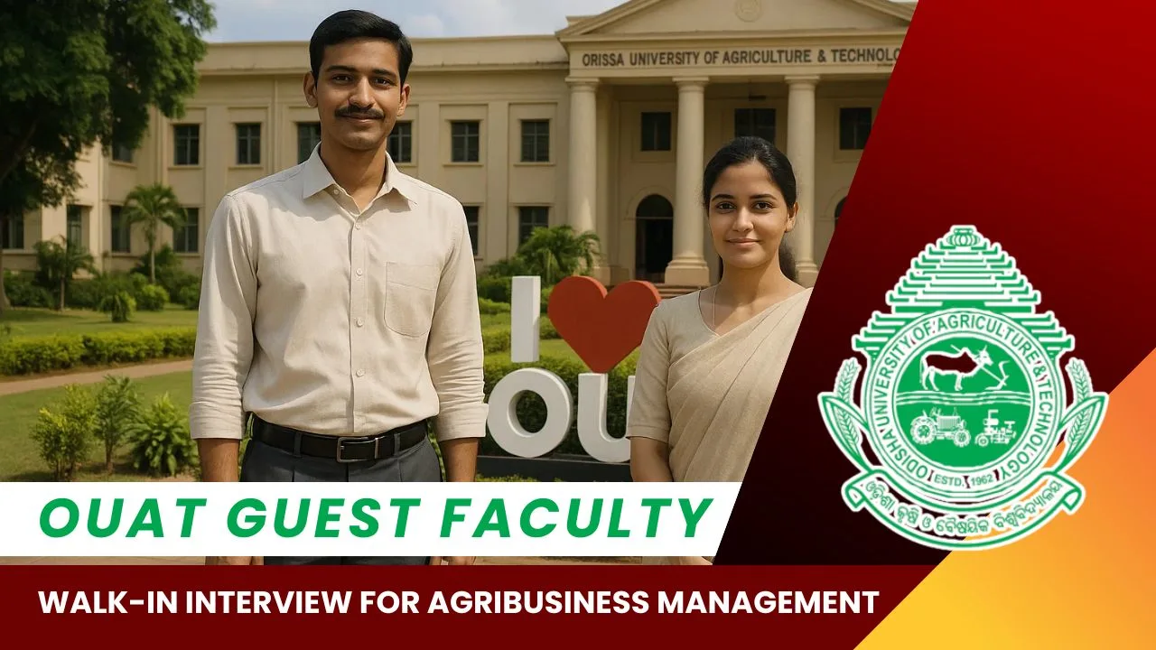 OUAT Guest Faculty Recruitment 2025