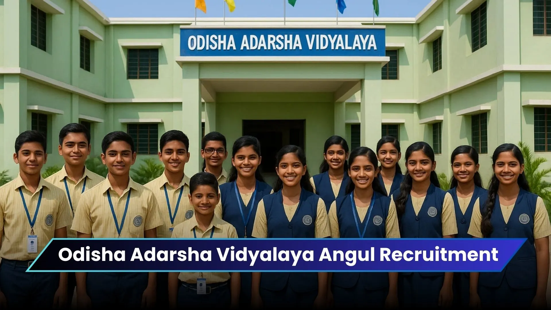 Odisha Adarsha Vidyalaya Angul Recruitment 2025 Notification