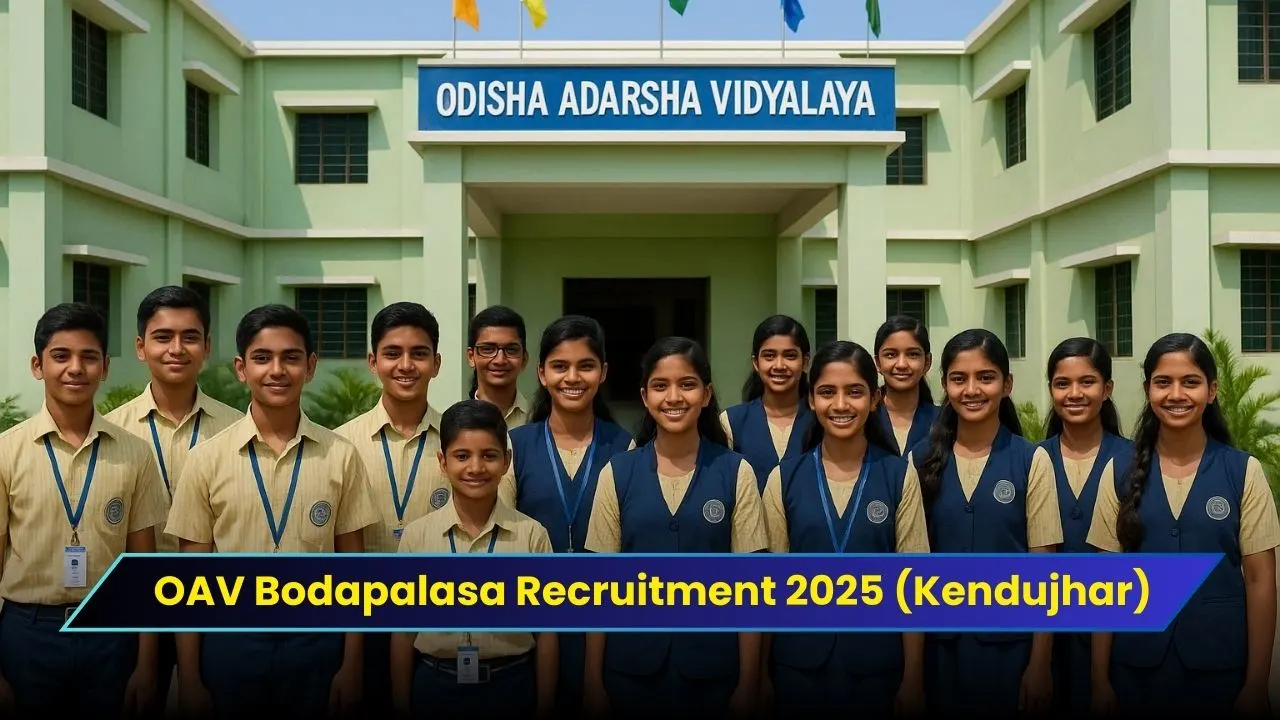 OAV Bodapalasa TGT Odia Recruitment 2025