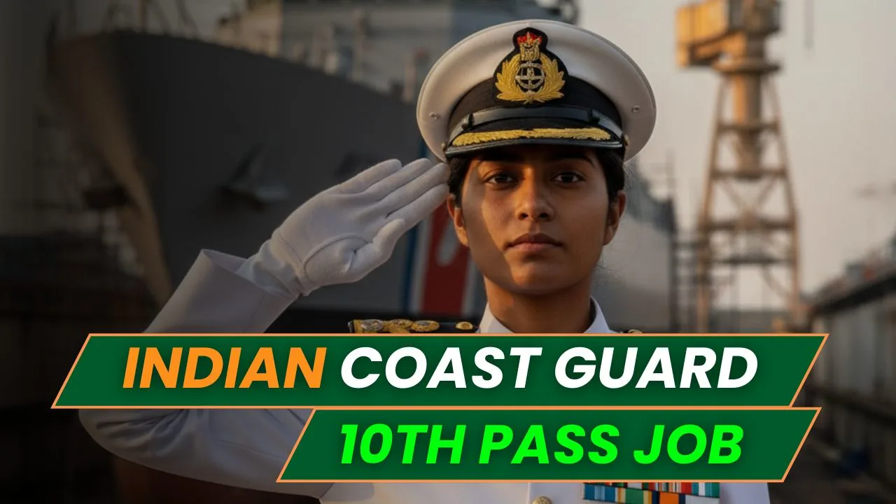 Indian Coast Guard 10th Pass Jobs 2025