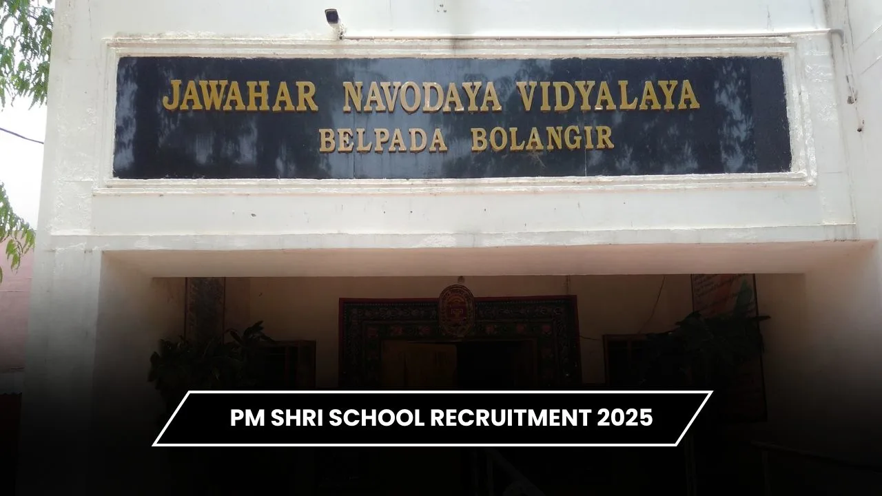 PM SHRI School Recruitment 2025