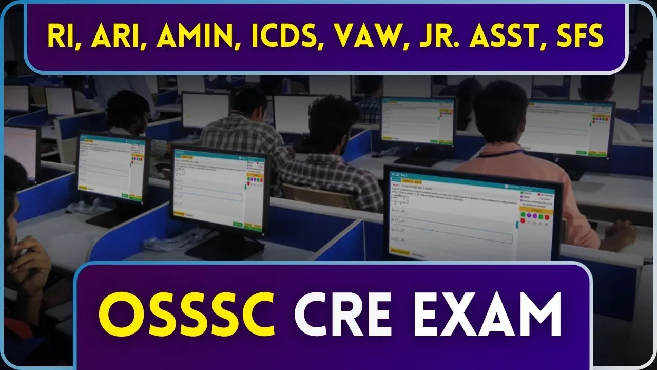 OSSSC CRE Exam Date 2026