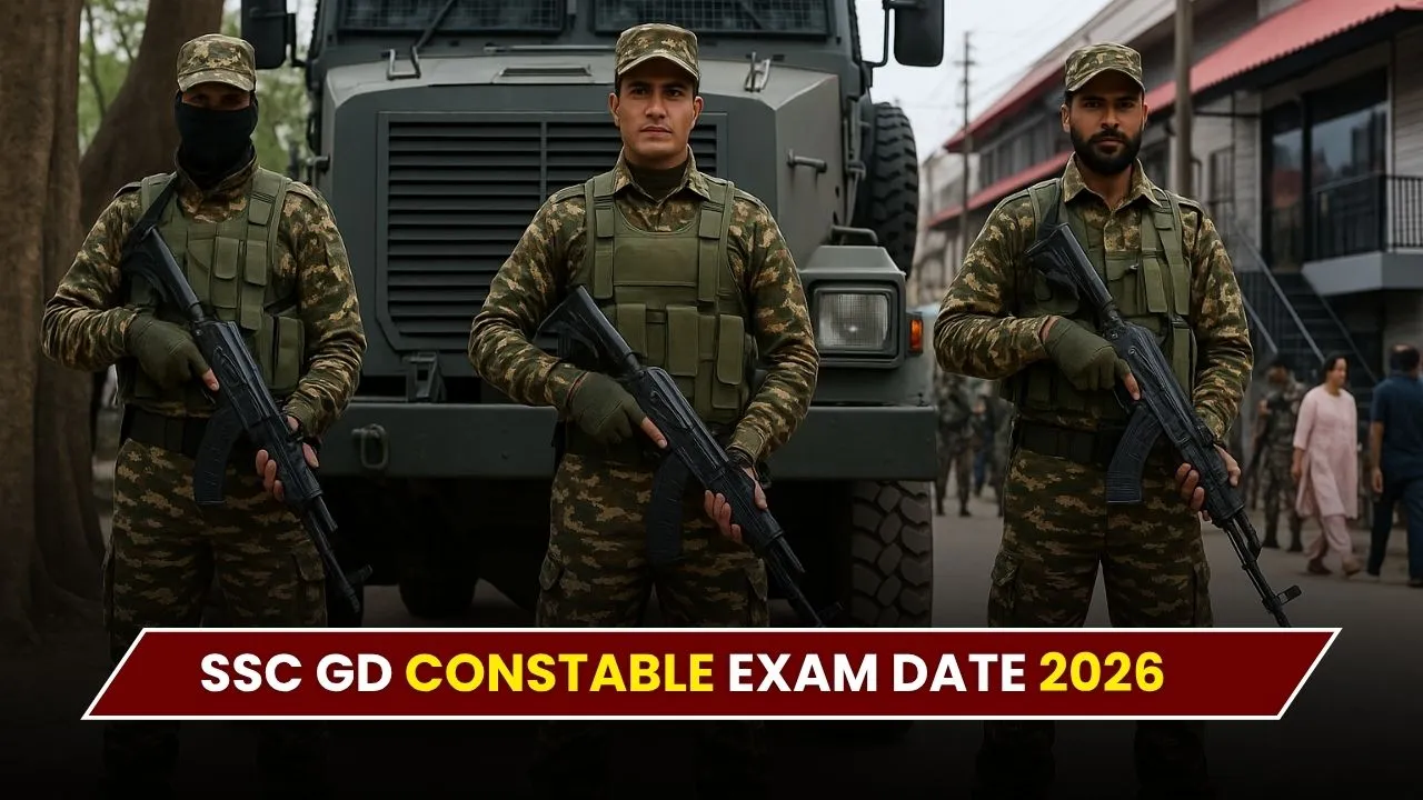 SSC GD Constable Exam Date 2026
